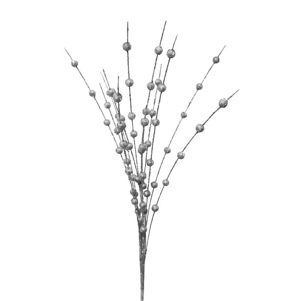 Off White Artificial Berry Stems 5pcs Fake Blueberry Picks Autumn Flower Artificial Flower Stems Faux Stems with Leaves Bud Stems Floral Picks Artificial Berry Stems for Wreaths and Table Settings 